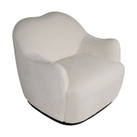 Contemporary Classic Comfort Swivel Upholstered Accent Armchair Chair