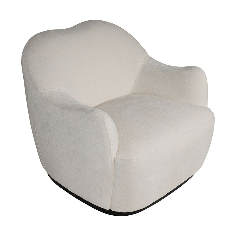 Contemporary Classic Comfort Swivel Upholstered Accent Armchair Chair