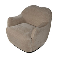 Contemporary Classic Comfort Swivel Upholstered Accent Armchair Chair