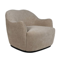Contemporary Classic Comfort Swivel Upholstered Accent Armchair Chair