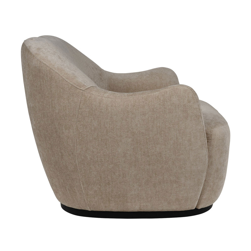 Contemporary Classic Comfort Swivel Upholstered Accent Armchair Chair