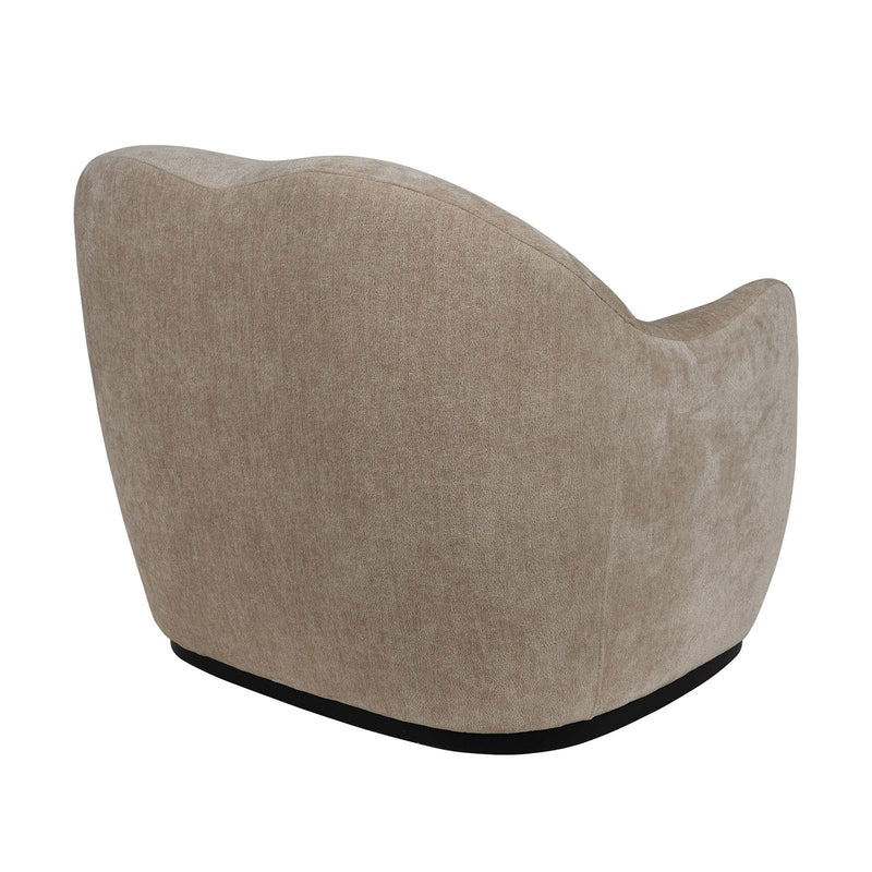 Contemporary Classic Comfort Swivel Upholstered Accent Armchair Chair