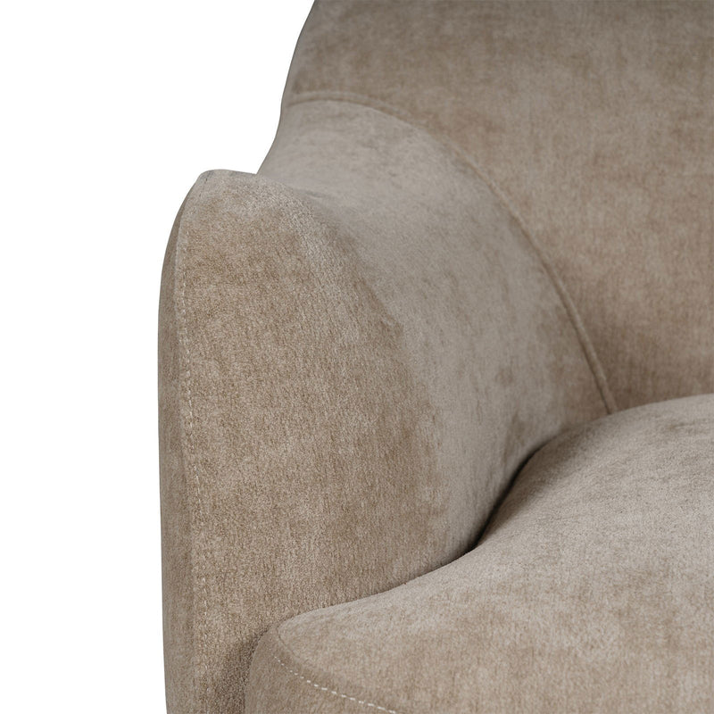 Contemporary Classic Comfort Swivel Upholstered Accent Armchair Chair