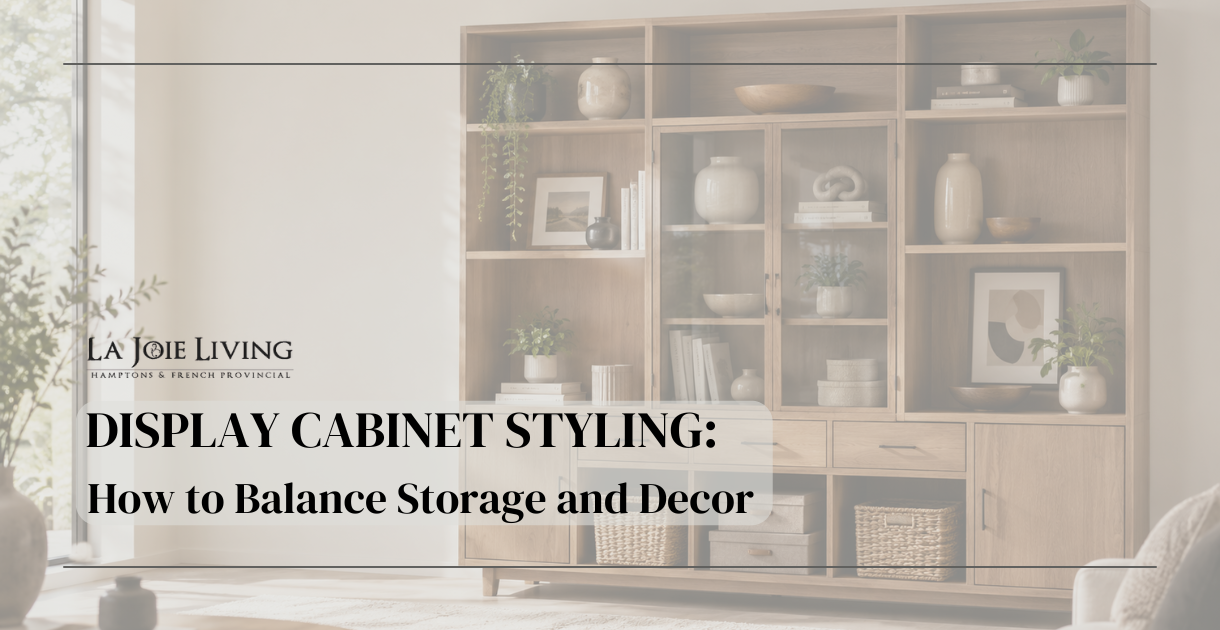 Display Cabinet Styling: How to Balance Storage and Decor