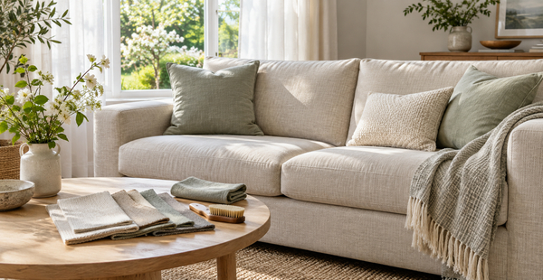 Spring Sofa Care: Fabric Choices, Cleaning Basics and Sunlight Tips