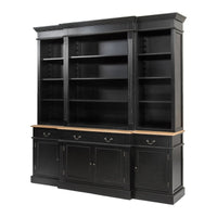 Hamptons Sorrento Buffet and Hutch Sideboard Bookcase Cabinet