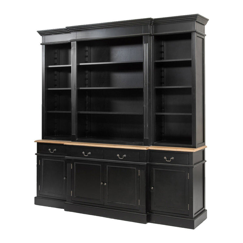 Hamptons Sorrento Buffet and Hutch Sideboard Bookcase Cabinet