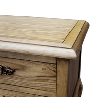 French Provincial Provence 2 Drawer Bedside Lamp Table