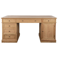 Hamptons Halifax 180cm Timber Executive Desk