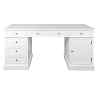 Hamptons Halifax 180cm Timber Executive Desk