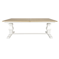 Hamptons Chateau 220-320cm Extendable Rectangular Trestle Dining Table