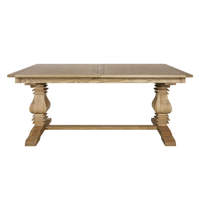 Hamptons Chateau 180-260cm Extendable Pedestal Dining Table