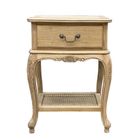 French Provincial Provence Bedside Lamp Table