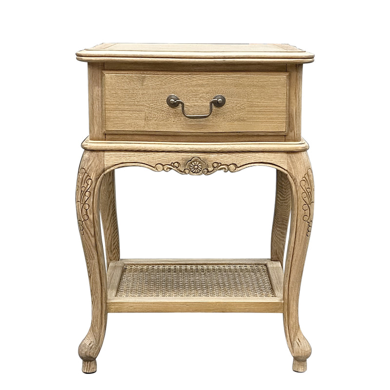 French Provincial Provence Bedside Lamp Table