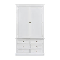 Hamptons Halifax 6 Drawer Wardrobe