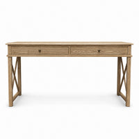 Hamptons Halifax Side Cross Console Hall Table / Study Desk