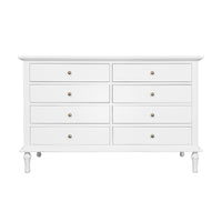 Hamptons Heritage 6-Drawer Tallboy Dresser