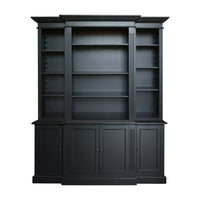 Hamptons Halifax Buffet and Hutch Furniture Bookcase Cabinet