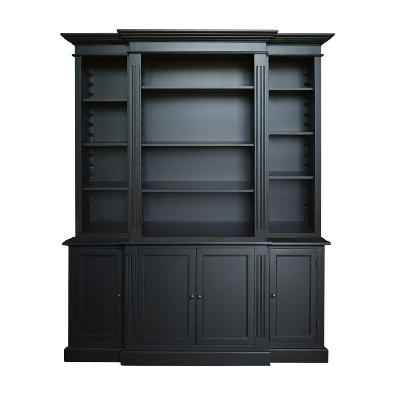 Hamptons Halifax Buffet and Hutch Furniture Bookcase Cabinet