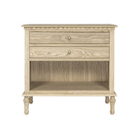 Hamptons Halifax Two Drawers Bedside Table