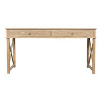 Hamptons Halifax Side Cross Console Hall Table / Study Desk