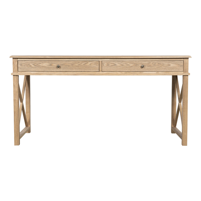 Hamptons Halifax Side Cross Console Hall Table / Study Desk