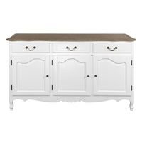 French Provincial Louis Vintage Buffet Cabinet