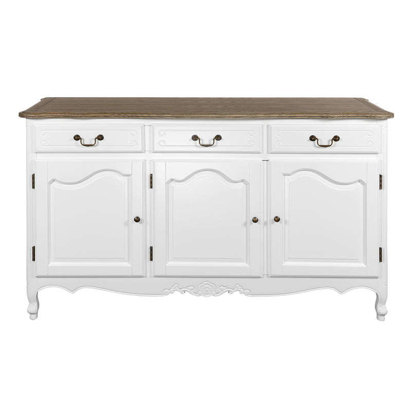 French Provincial Louis Vintage Buffet Cabinet