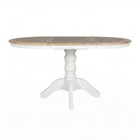 French Provincial Louis Extendable Round Dining Table