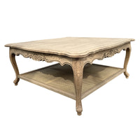 French Provincial Louis Square Coffee & Tea Table