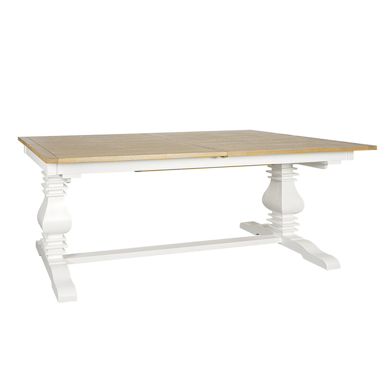 Hamptons Chateau 220-320cm Extendable Rectangular Trestle Dining Table