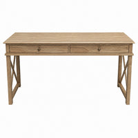 Hamptons Halifax Side Cross Console Hall Table / Study Desk