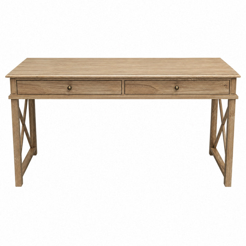 Hamptons Halifax Side Cross Console Hall Table / Study Desk