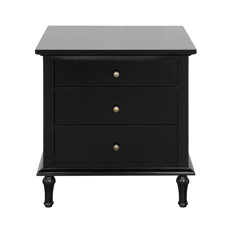 Hamptons Heritage 3 Drawer Bedside Lamp Table