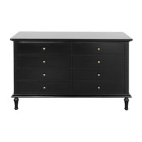 Hamptons Heritage 6-Drawer Tallboy Dresser