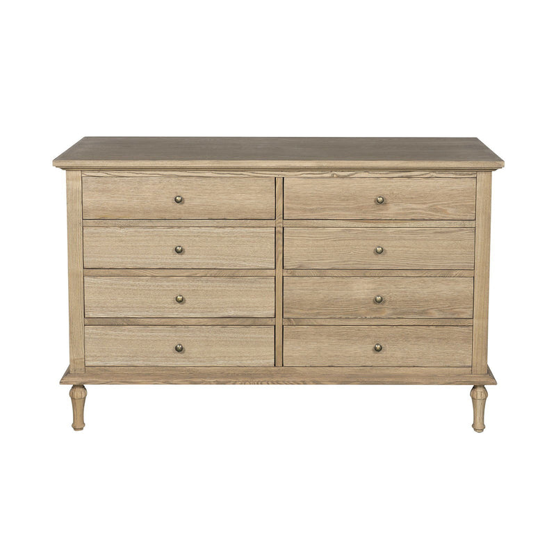 Hamptons Heritage 6-Drawer Tallboy Dresser