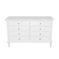 Hamptons Heritage 6-Drawer Tallboy Dresser
