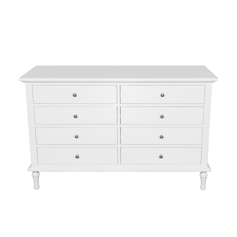 Hamptons Heritage 6-Drawer Tallboy Dresser