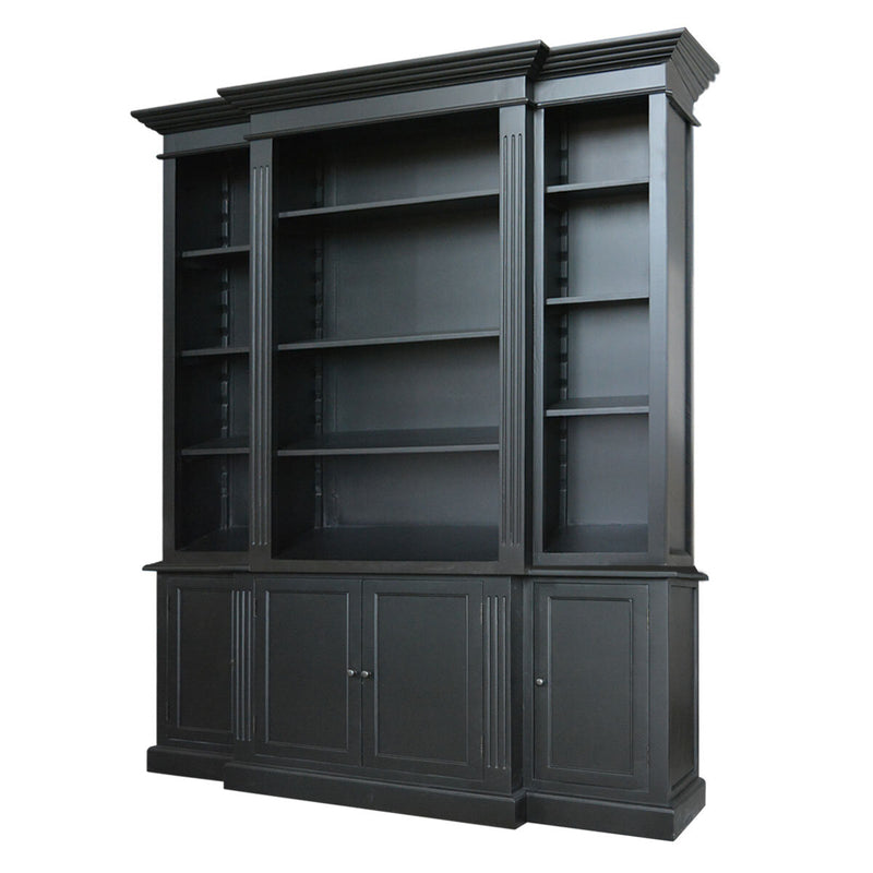 Hamptons Halifax Buffet and Hutch Furniture Bookcase Cabinet