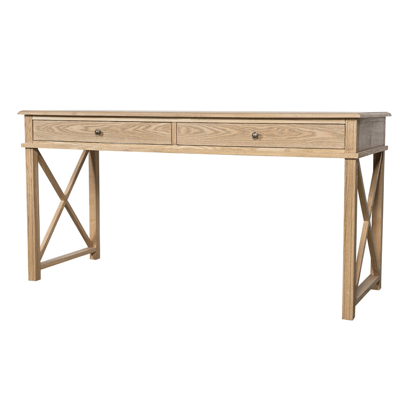 Hamptons Halifax Side Cross Console Hall Table / Study Desk