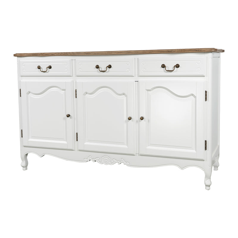 French Provincial Louis Vintage Buffet Cabinet