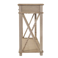Hamptons Halifax Side Cross 3 Drawer Console Hall Table