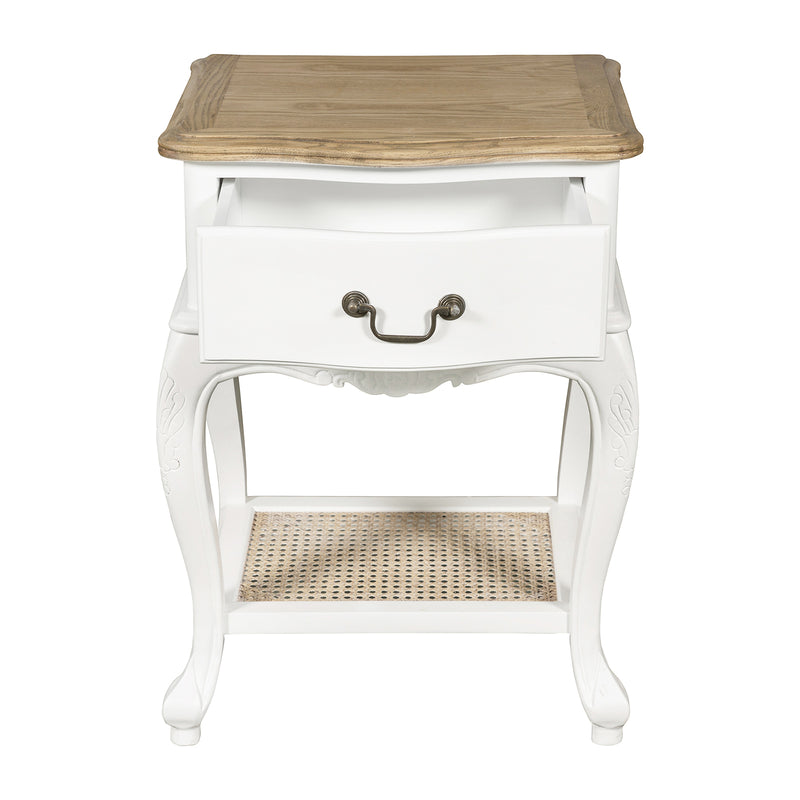 French Provincial Provence Bedside Lamp Table