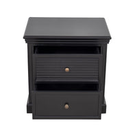 Hamptons Coastal Seaside 2 Drawer Bedside Table(Upgraded Height)