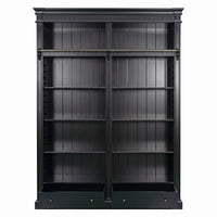Hamptons Halifax Open Library Bookcase with Ladder 170cm