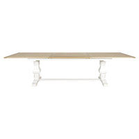 Hamptons Chateau 220-320cm Extendable Rectangular Trestle Dining Table