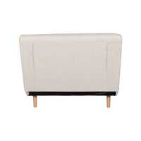 Contemporary Modern Siesta 1.5 Seater Versatile linen Lounge Sofa Bed