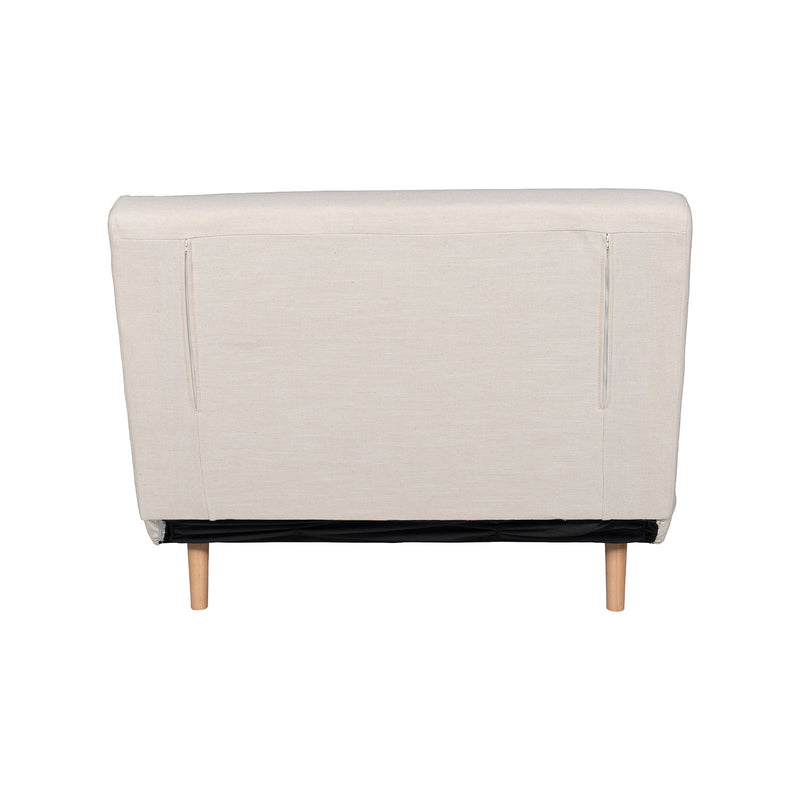 Contemporary Modern Siesta 1.5 Seater Versatile linen Lounge Sofa Bed