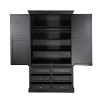 Hamptons Halifax 6 Drawer Wardrobe