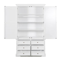 Hamptons Halifax 6 Drawer Wardrobe